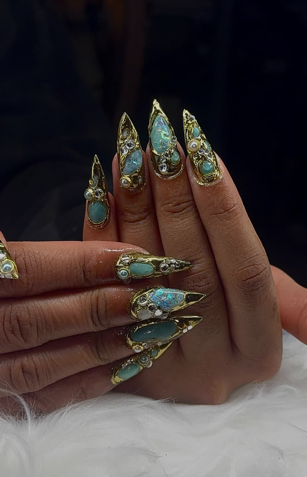 The Nail Engineer, DESIGN 004, nail design sample