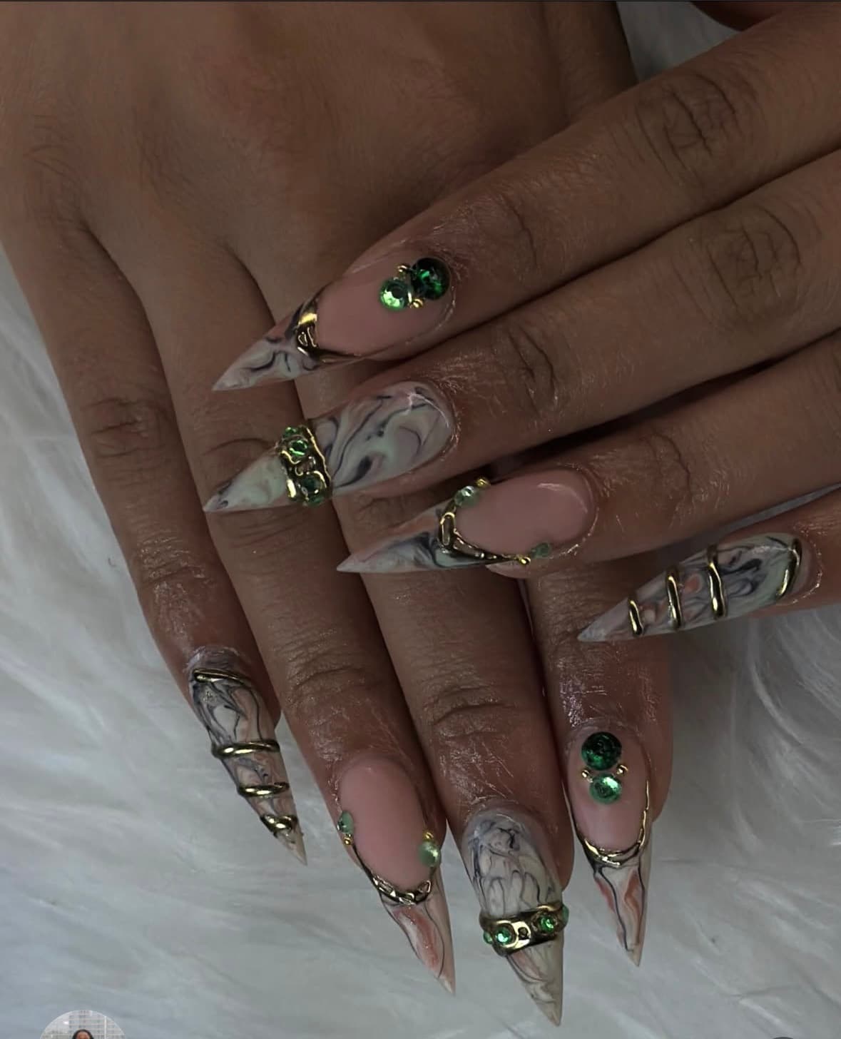 The Nail Engineer, DESIGN 001, nail design sample